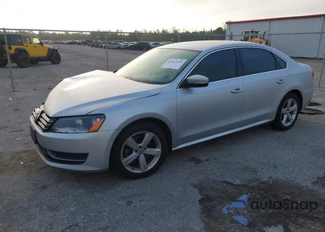 2012 Volkswagen Passat 2.5L Se from USA, damaged, VIN 1VWBP7A34CC075550